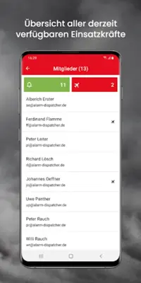 Alarm Dispatcher android App screenshot 0